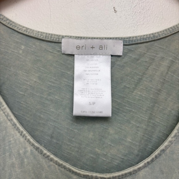 Anthropologie Eri + Ali Tassled Peplum Tank Top - Picture 5 of 9